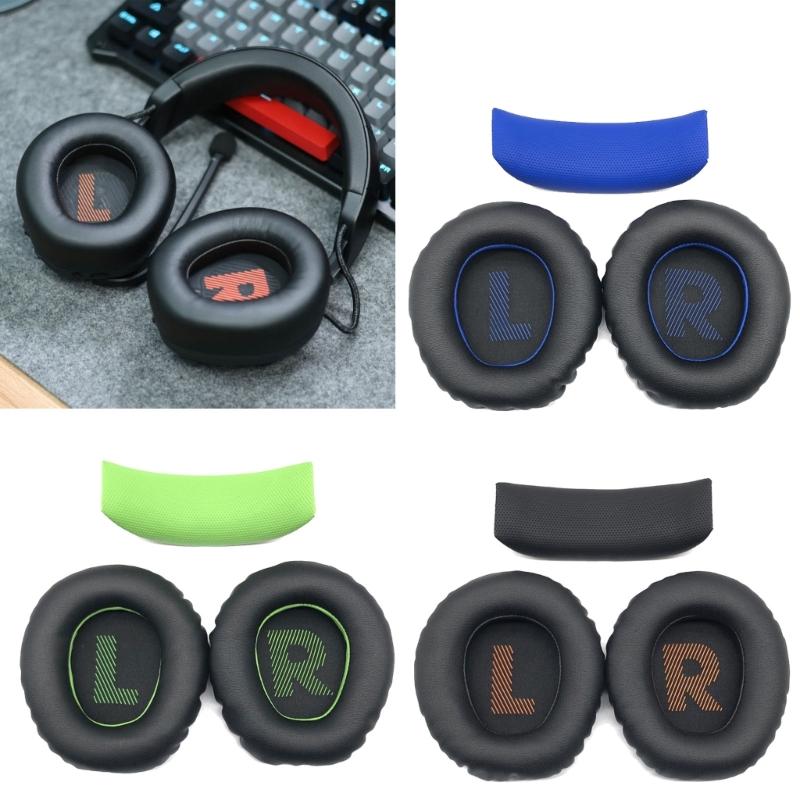 Protein Leather Ear Pads Headband for 350 360 Wireless Headphones Earpads, Headsets Ear Cushions Repair Parts