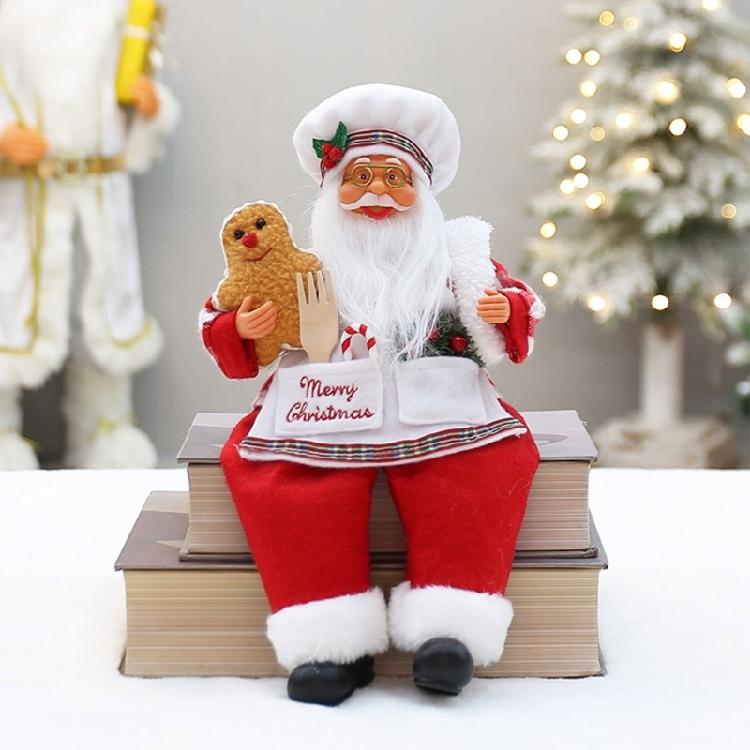 Uživatelsky přívětivé Vánoční kuchař Santa Dekorace Svátky se Santou Kuchař Dekorativní kousky pro kancelář a domácí oslavy
