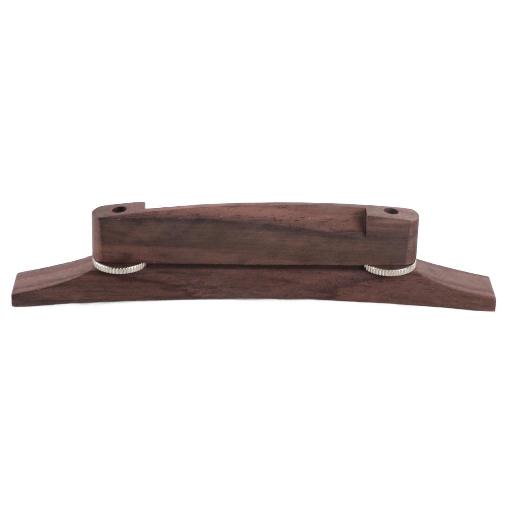 Jazz Guitar Bridge Floating Archtop Bridge with Adjustable Thumbwheel for Archtop Guitars