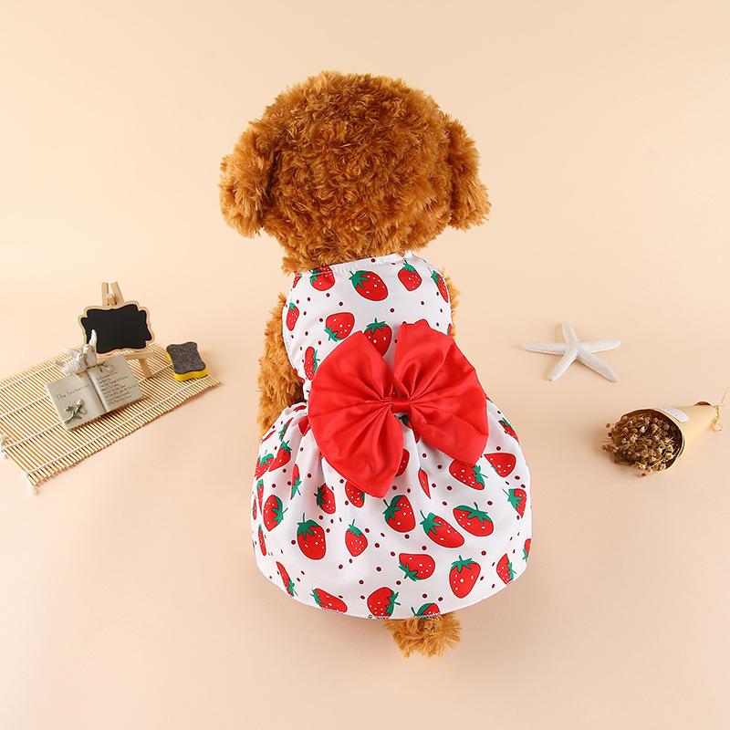 Spring/Summer Pet Clothing Pet Skirt Dog Clothing Dog Skirt Cute Princess Pet Skirt Cat Skirt