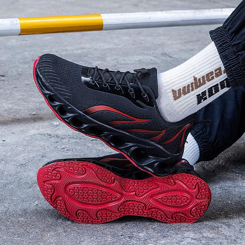 2023 Summer Men's Flame Shoes: Extra Large Sizes 45-47, Versatile Sports & Leisure Footwear