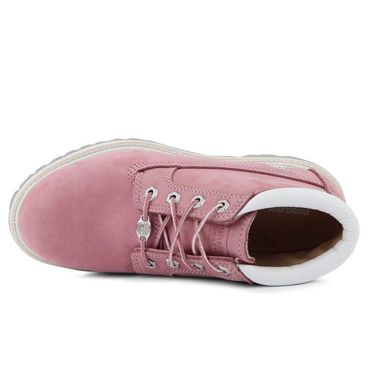 Timberland Nellie Waterproof Chukka Wide Fit Boots 'Pink Nubuck' Women's 23308