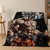 3D Japanischer Anime D-Dragon B-Ball Flanelldecke Weiche Warme Überwurfdecke für Schlafzimmer Wohnzimmer Bett Reise Camping Picknick Geschenk
