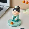 Individualistische Heimdekoration Kreativer Mädchen-Handyhalter Neoklassisches Tischornament Autozubehör Kunstharzhandwerk Geschenk
