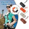Sunglasses Leather Storage Bag with Wrist Strap Sunglasses Cases for Carrying Glasses Coins Keys