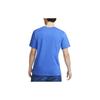 Nike T Shirts Men's Royal Blue Crew Neck Moderate Straight Fit DH7625-480