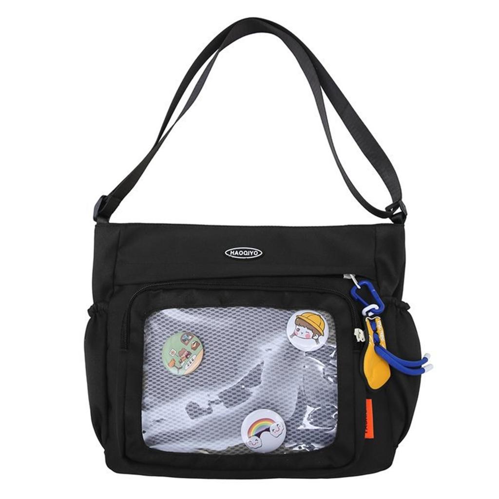 Fashionable Ita Bag Crossbody Bag Cute Pin Display Bag Messenger Shoulder Bags Great for Travel School and Work