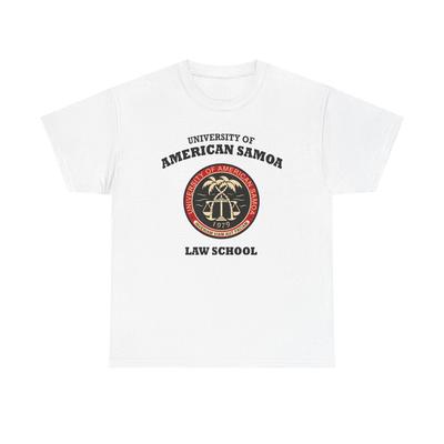 T-shirt de la faculté de droit de l'Université des Samoa américaines