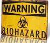 1ddingleiever Warning Biohazard Hazard Sign Hazard Labels Novelty METAL Sign