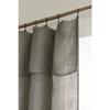 Voilage ajustable + 8 anneaux pince 140 x 270 cm Polyester effet lin "Nia" Le fil d'Ariane