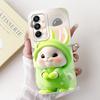 Für Samsung Galaxy A17 5G Hülle SM-A716B Süßes Kaninchen Cartoon Cover Weiche TPU Handyhülle Für Samsung A17 A 17 GalaxyA17 5G Fundas