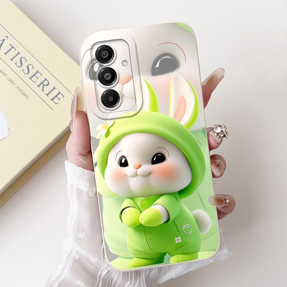 Für Samsung Galaxy A17 5G Hülle SM-A716B Süßes Kaninchen Cartoon Cover Weiche TPU Handyhülle Für Samsung A17 A 17 GalaxyA17 5G Fundas