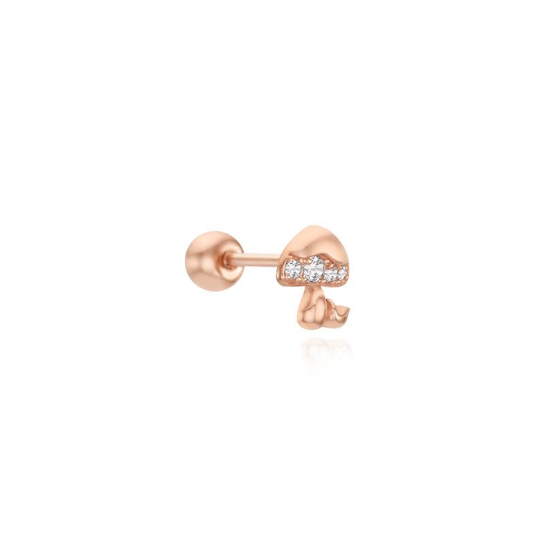 Tirrlirr Delicious Mushroom Silver Pink Piercing Tessvp13962M(Pc)-4