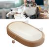 Cat Scratcher Bed Oval 4 Seasons Universal Prevents Flaking Abrasion Resistant Cat Scratch Pad Bowl