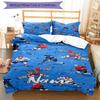 3pcs Custom Name ice hockey Bedding Set Duvet Cover Closure Includes 1 Duvet Cover & 2 Pillowcases, Soft and Comfortable for All Seasons.