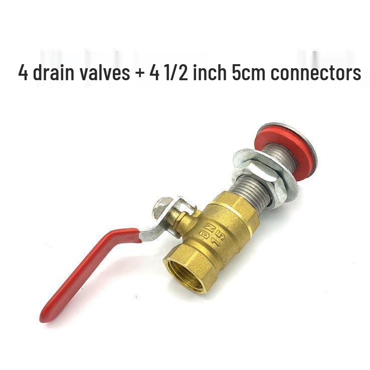 Stainless Steel 4-Point Thread Oil Drum Tank Connector