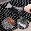 BBQ Grill Brush Cleaning Scraper Barbecue Cleaner Wire Brushes Stainless Steel Tools for All Grill Types BBQ Accessories