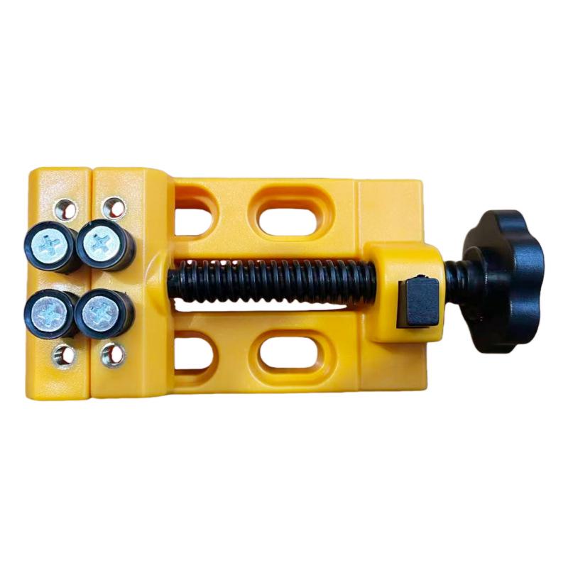 Compact Eight-Hole Table Vise for Carving and Clamping