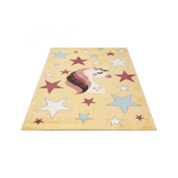Mani Textile - Tapis Enfant BAMBICA Jaune 120x170