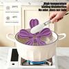 DYS Petal Shaped Coaster, Heat Resistant Silicone Mat, Non-Slip Dishwasher Safe Pot for Kitchen Dining Room
