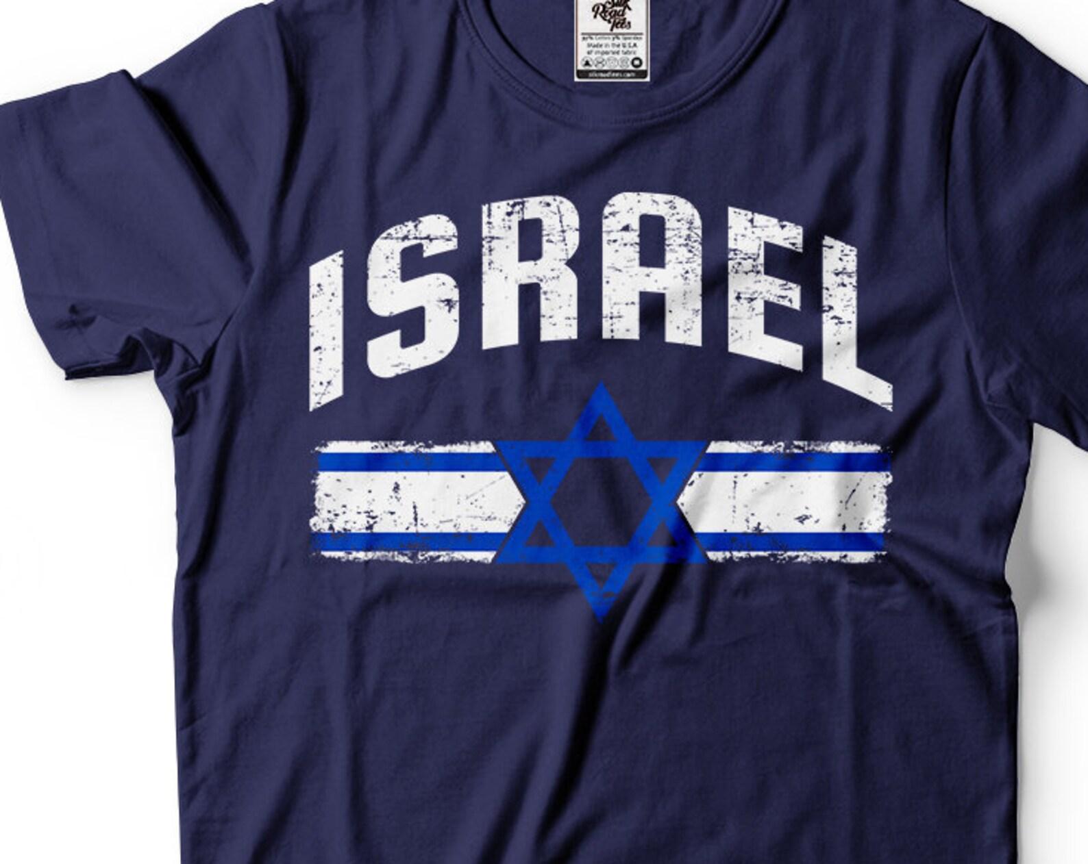 Israel Flag T-Shirt: Heritage Coat of Arms Tee 3XL