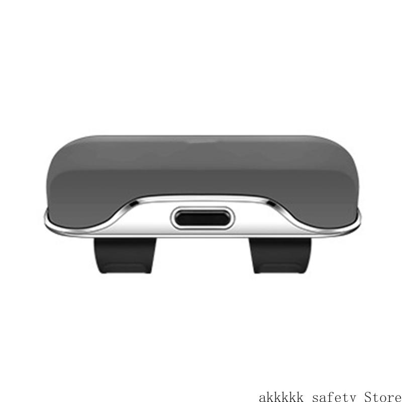 XXFF Small Car Visors Eyeglasses Holder Universal Fit Sunglasses Storage Box for Car серый