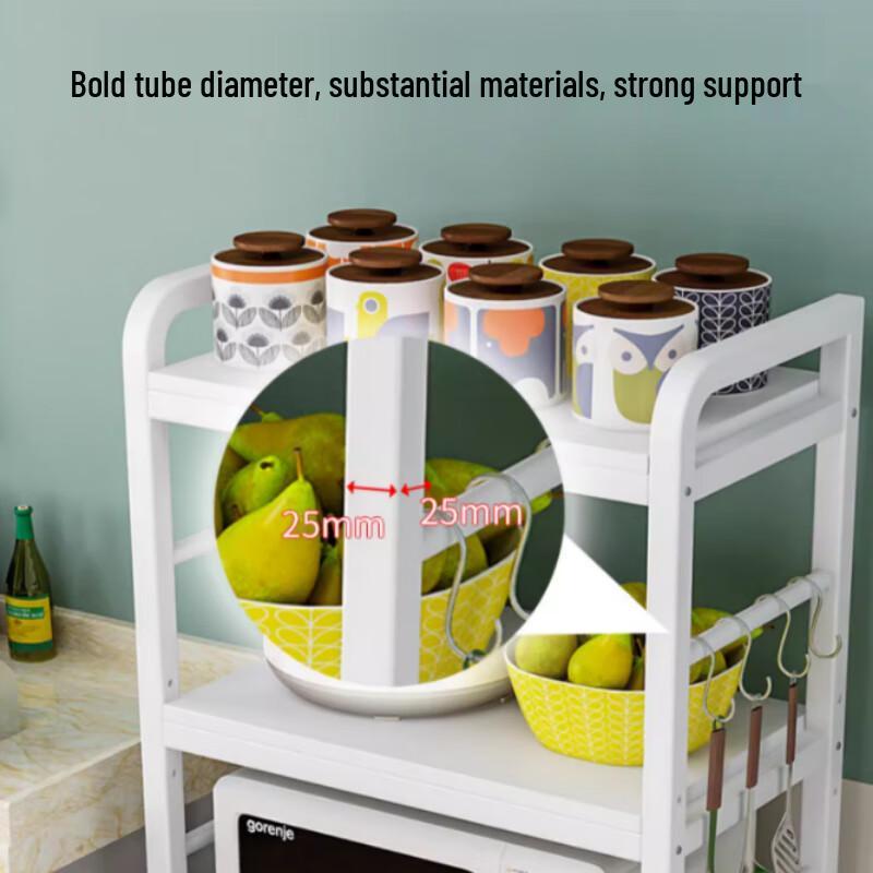 Yingbai 3-Tier Kitchen Storage Cabinet with Doors & Drawer