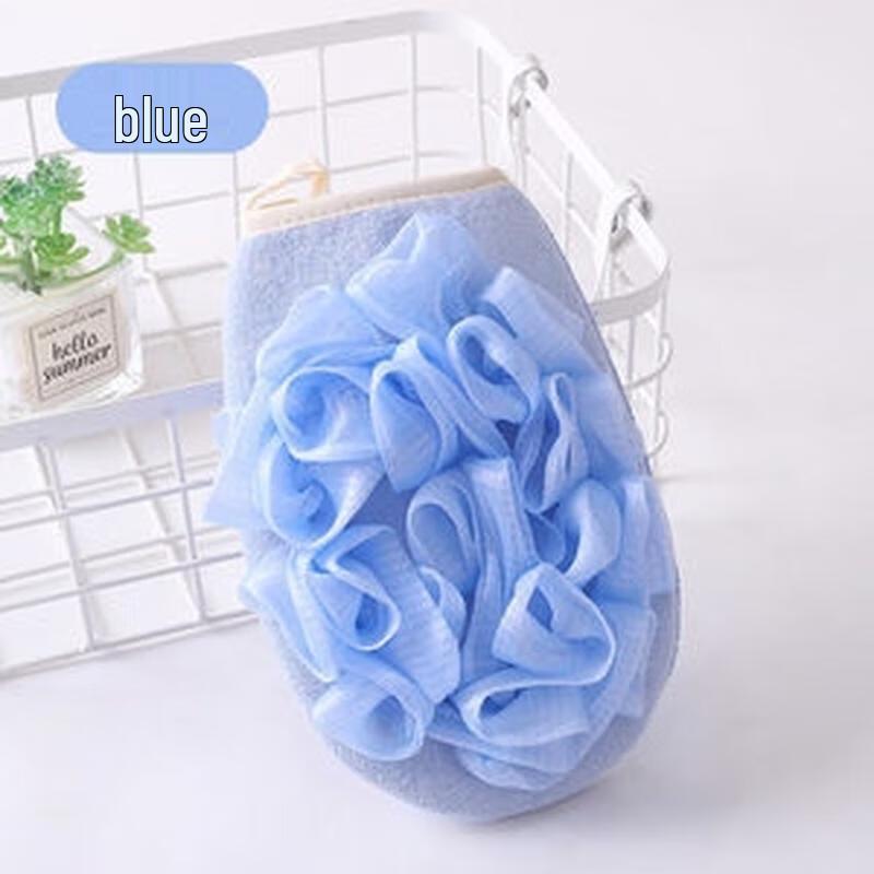 Dual-Sided Exfoliating Bath Towel & Pouf