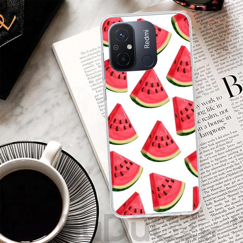 Watermelon Summer Fruit Cover For Xiaomi Redmi 13 13C 14C 12 12C 10 10C 9 9C 9T 9A Phone Case 10A 8A 8 7A 7 6A 6 K80 K70 K60 K20