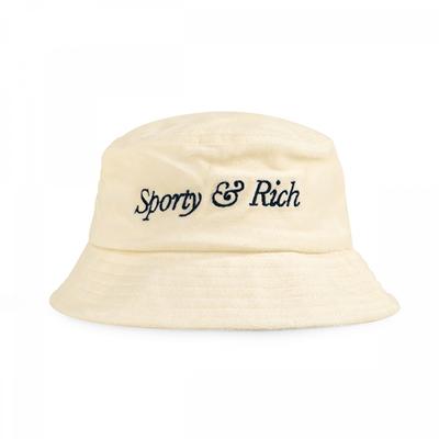 Sporty   Rich Ac912cr Logo Embroidery Bucket Hat