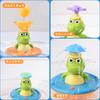 Cute Crocodile Fountain Bath Toy with LED Lights for Kids and Babies, Soothing and Fun, Sparkling Fountain Toy for Bath, Tub, Pool, and Water Play,
