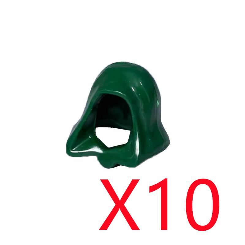 MOC Military Building Blocks Accessories Figure Soldier Ninja Helmet Toy Hat Mini Brick Scarf Mask Knee Pads Gift Toys X027