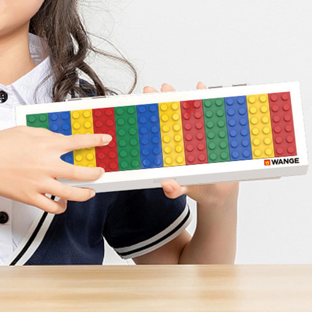 Building Blocks Pencil Case Kids Unique Stationery Set
