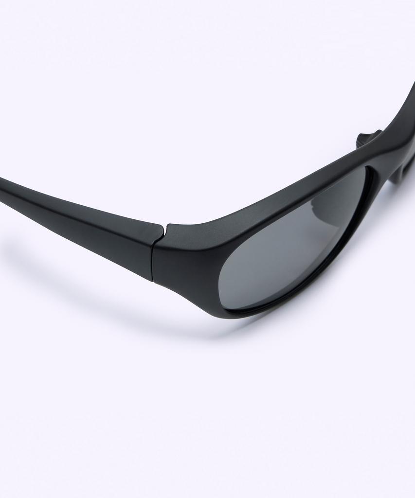 Alloaiweeo [Essential] Al3601 0909 Active Sports Sunglasses Black