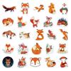 50 Cute Fox Cartoon Stickers for Kids Journals, Planners, Notebook & Suitcase Decoration - Waterproof