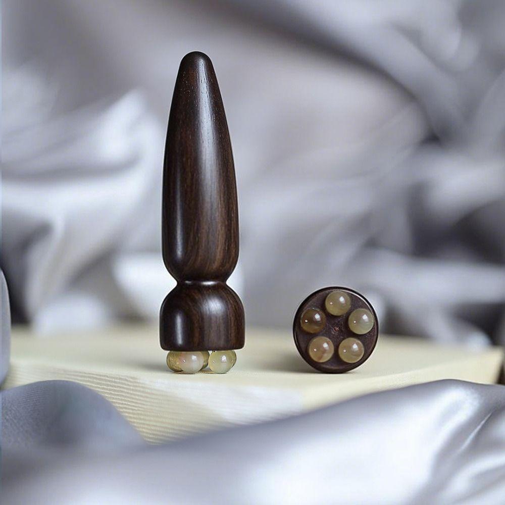 Small Lotus Pod Beauty Skin Care Tool Sandalwood Facial Relaxation Equipment Facial Skin Care