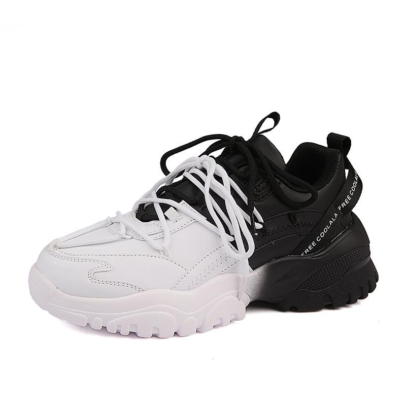 

Ретро Harajuku Мужские повседневные кроссовки Уличные суперзвездные туфли Удобные кроссовки на платформе Мужские массивные туфли Дизайнерские мужские кроссовки 39