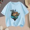 Hot Sale Plants Vs Zombies 2D Cartoon Print Casual Summer Short Sleeve T Shirt 2026 For Children Teenagers Boys Girls