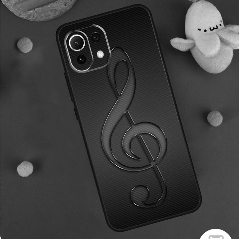 Treble Clef Music Note Case For Xiaomi 15 Ultra 14 13T 14T 15T 17 Pro Max POCO F8 Ultra F5 F6 F7 X5 X6 X7 Pro Cover