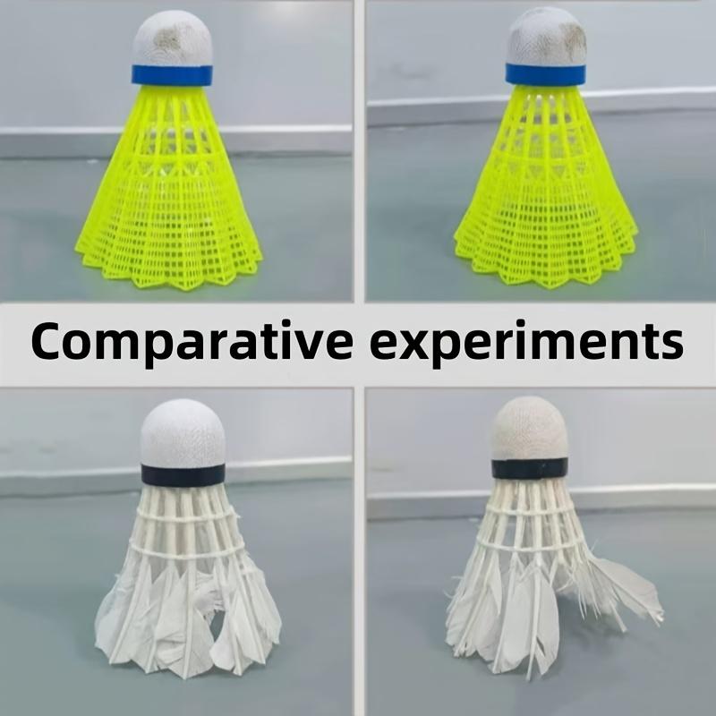 Durable Nylon Badminton Shuttlecocks Lightweight Easy-to-Track Balls for Enhanced Gameplay Outdoor Training Sports Equipment Kit