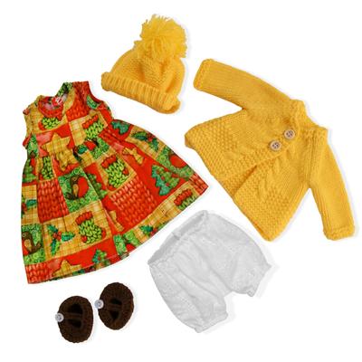BlissfulPixie Vêtements de poupée Waldorf faits main 30 cm Ensemble de vêtements Jolie boîte Filles Cadeau de Noël Anniversaire Vêtements Ariana Accessoires -