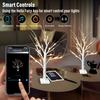 Smart Christmas Decorations Indoor, 2 FT Birch Tree with LED Lights, App Control, 18 Modes, Fairy Light Spirit Tree for Christmas Decor, Warm White
