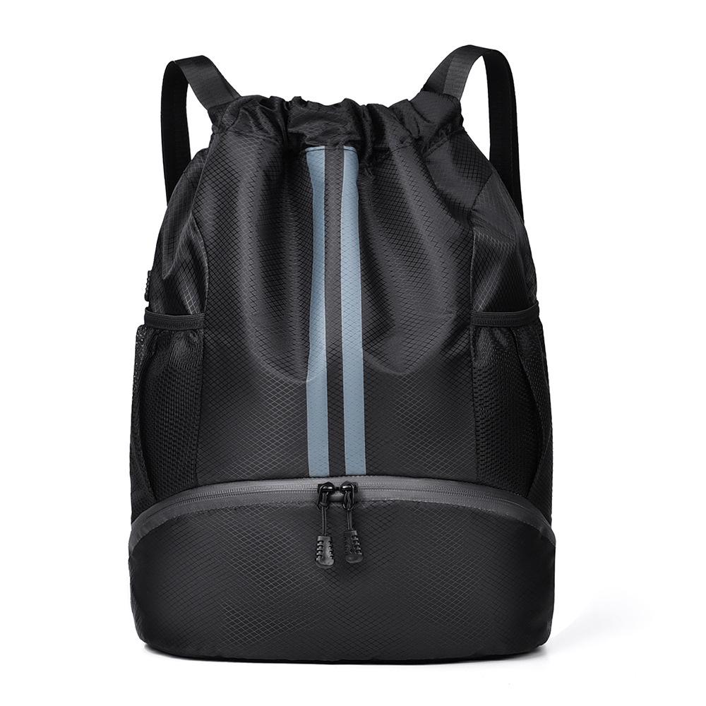 Durable Sports Backpack: Tennis/Basketball Bag with Shoe Compartment & Wet/Dry Separation