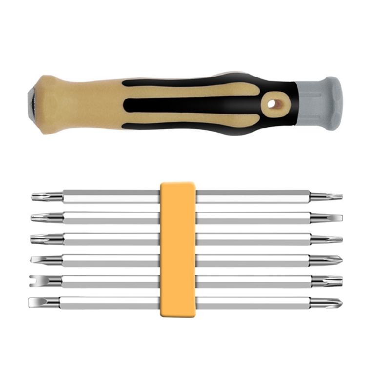 Screwdriver Bit Set Chrome Vanadium Steel Magnetic Double Heads Screwdriver