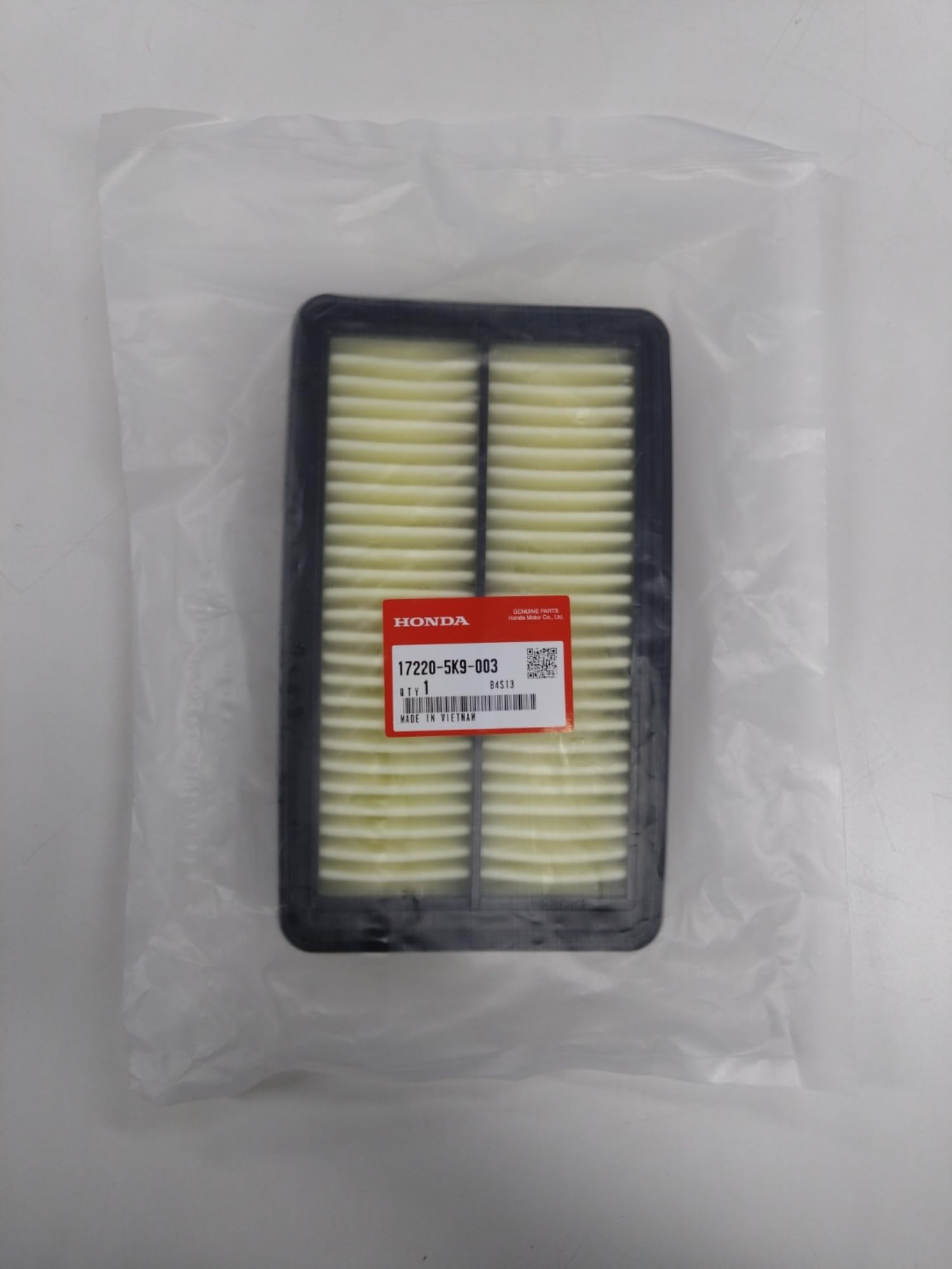 

Genuine Honda Element Air Cleaner Part Number 17220-5K9-003