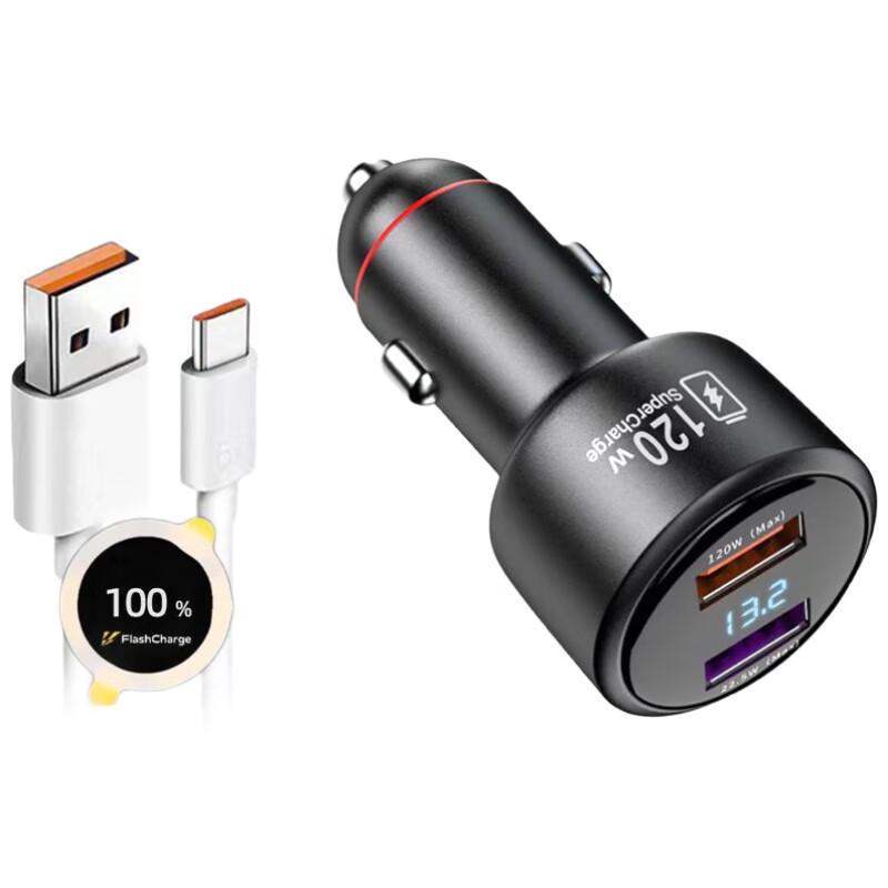

XAYVG 120W FlashCharge Dual Output Charger Kit for Vivo/iQOO