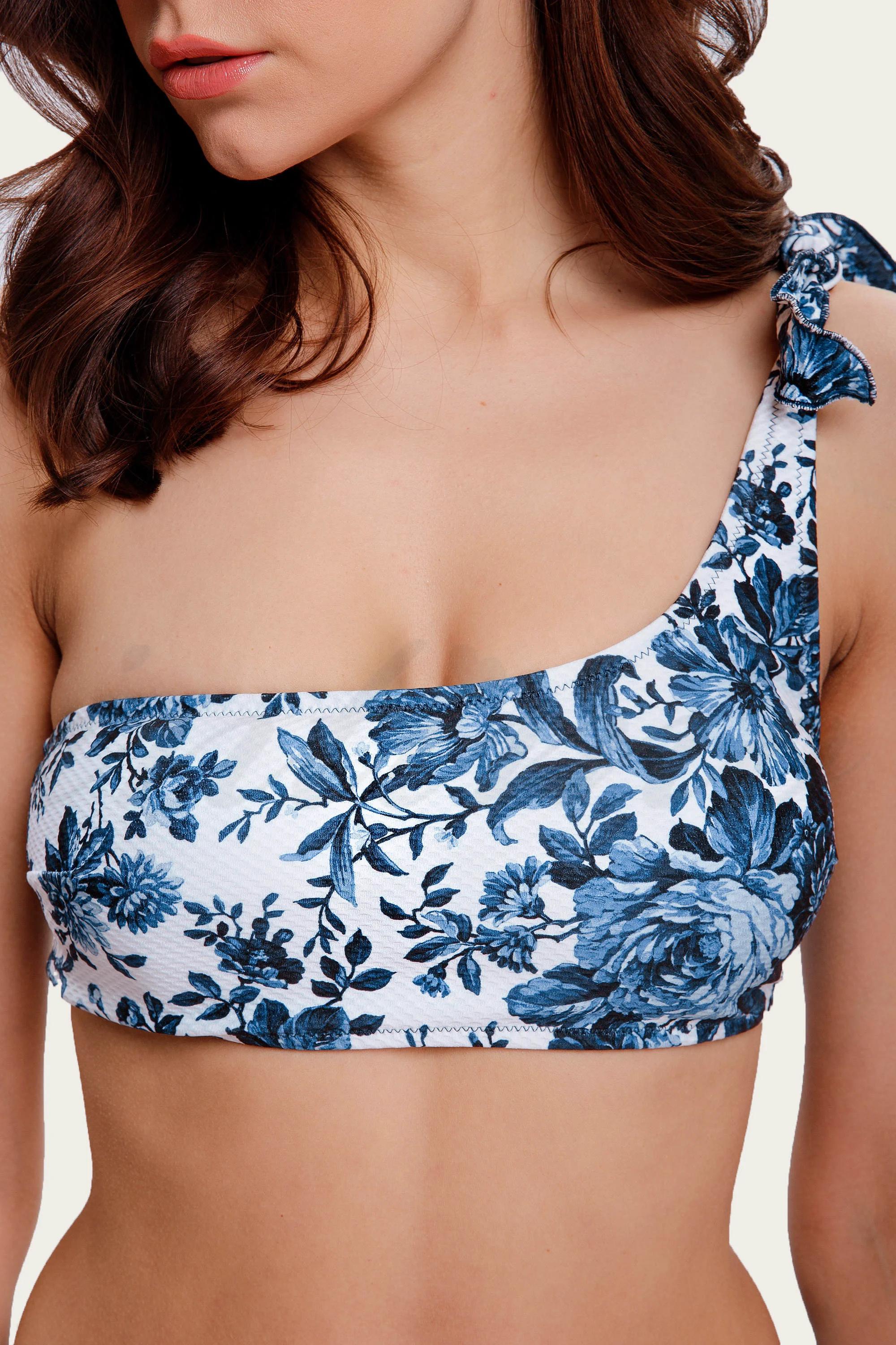 

Купальник із ущільненою чашкою, плавки сліп Lida (76083) 42B/S різнокольорові кольору