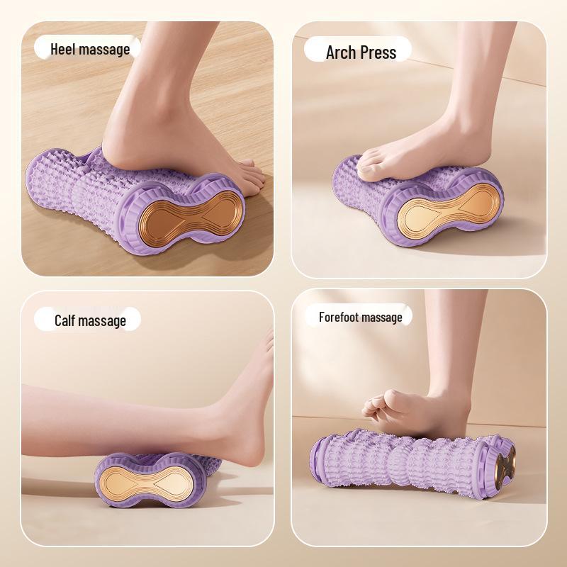 Multipurpose Yoga Fascia Ball and Foot Massage Roller