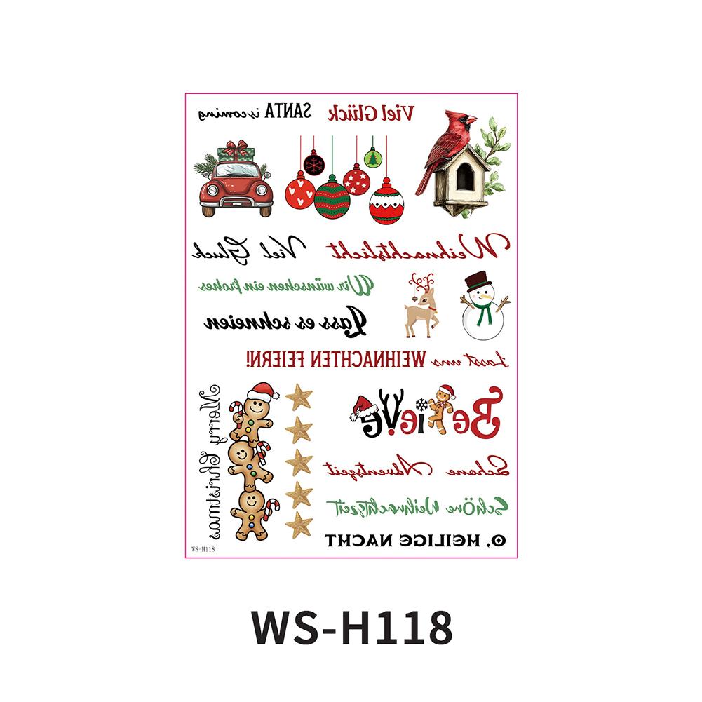 1PC Christmas Sticker for Candle Window Holiday Party Home Decoration