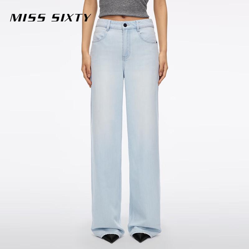 Женские ретро-джинсы MISS SIXTY из тенсела, узкие, прямые 24